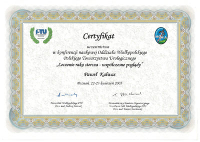 Urolog Certyfikat Poznań (8)